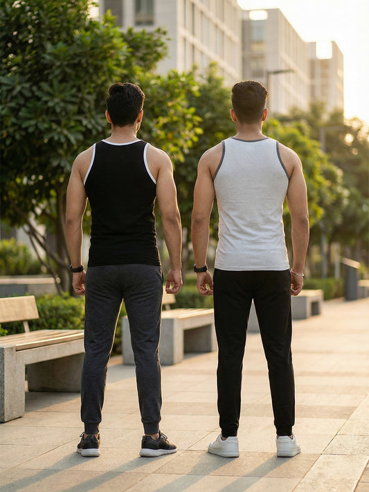 100% Cotton Vest - Basic Comfort (Pack of 2)