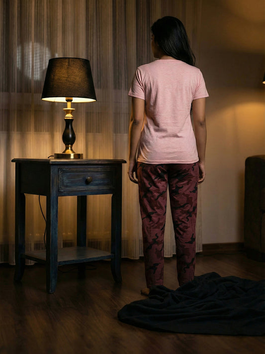 100% Cotton Military Print Pyjama T-Shirt Nightsuit