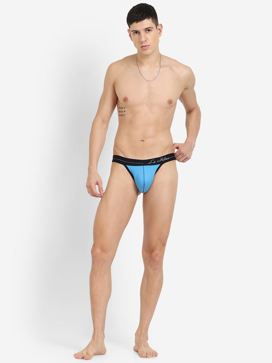 Single pack of men's premium thongs from La Intimo, featuring the Core Collection for superior comfort and style.
