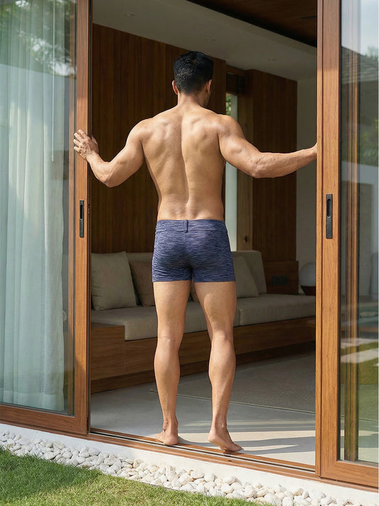 Cotton Trunks Shorts Style front open