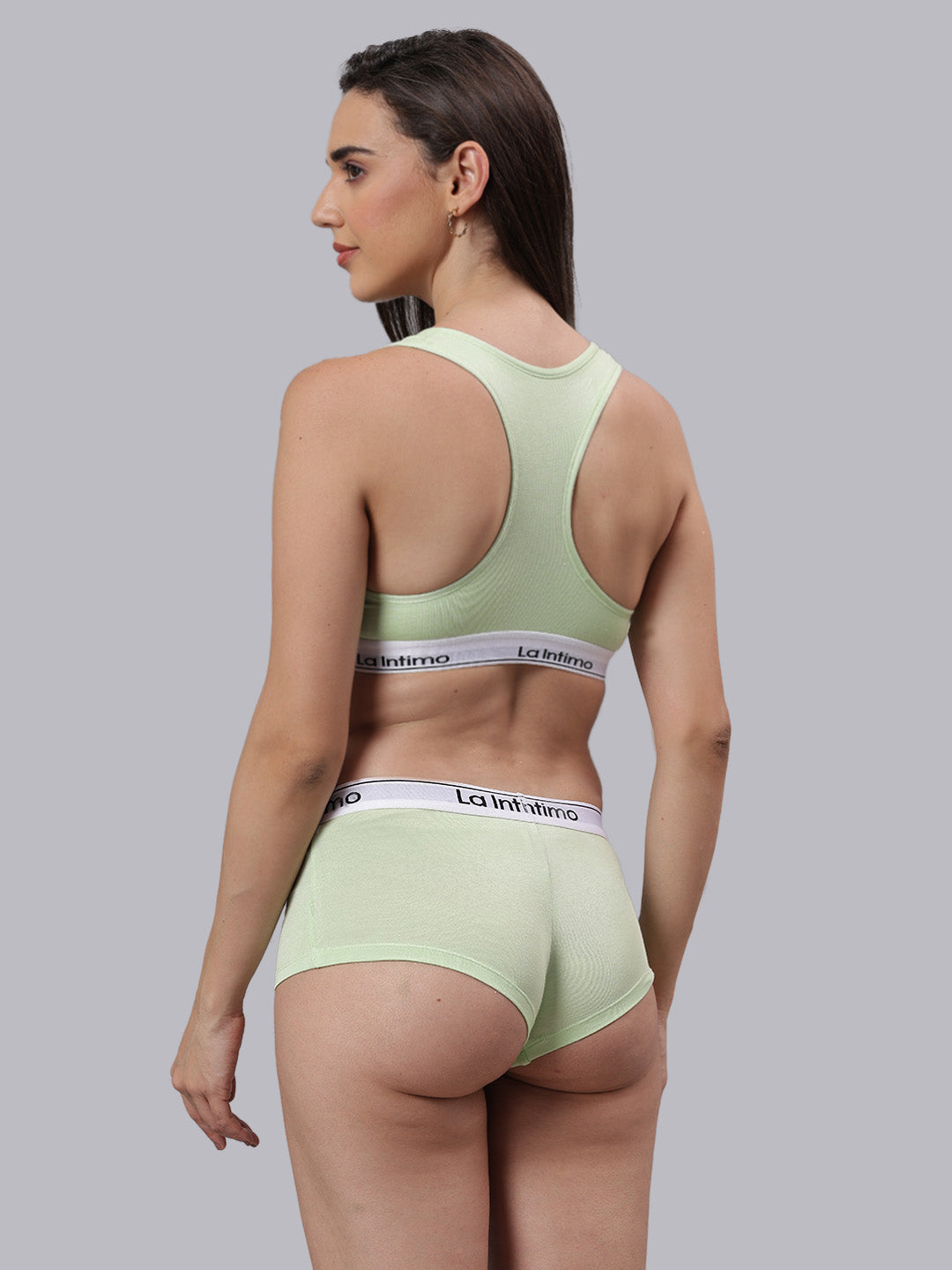 La Intimo Butter Bevy Women’s T-Shirt Bra and Boyshort Set – Combo Set in breathable, soft-touch fabric for luxury comfort and smooth daily wear