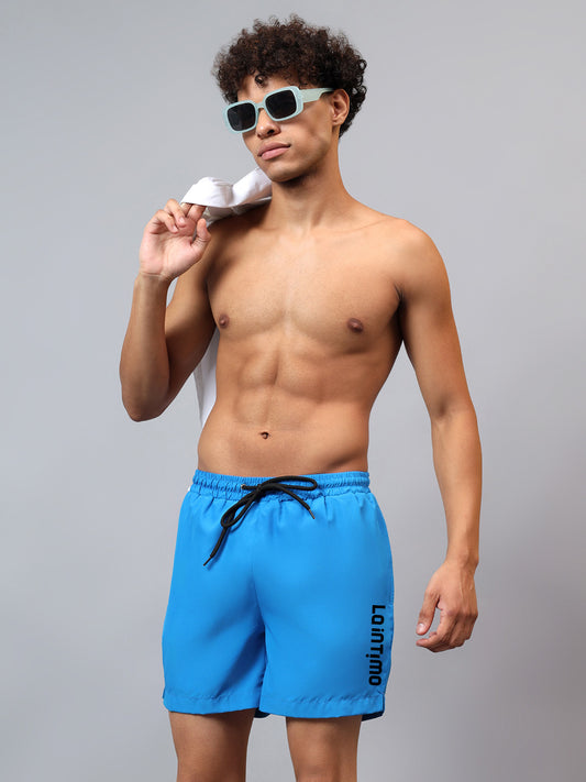 Luxury men’s swimwear – Oceanic solid boxer shorts from La Intimo, available in SinglePack for ultimate comfort and style.