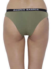 BASIICS Female Olive Dulce Candy Brief Panty