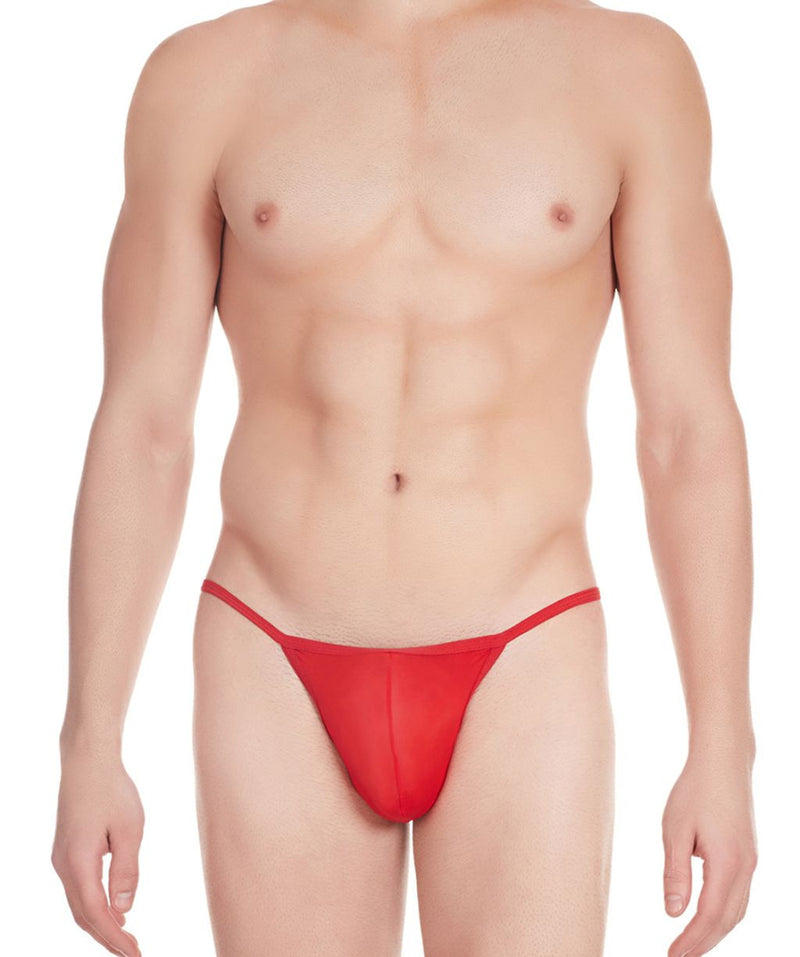 La Intimo Red Men Galaxy Bikini Nylon Spandex Briefs