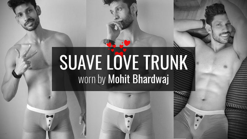 Sauve Love Male Designer Trunks worn by Mohit Bhardwaj