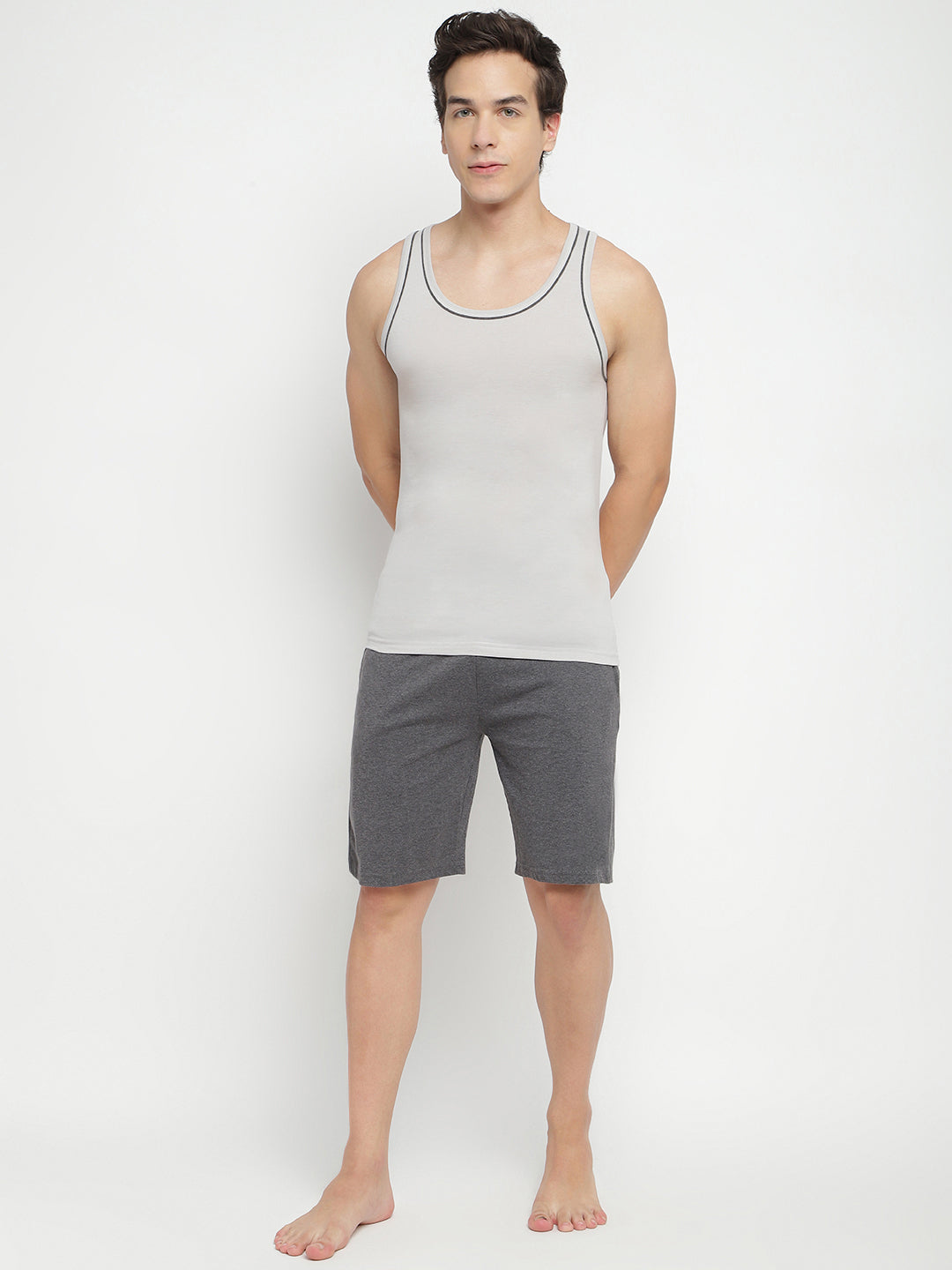 100% Cotton Vest - Gym Fit (Pack of 3)