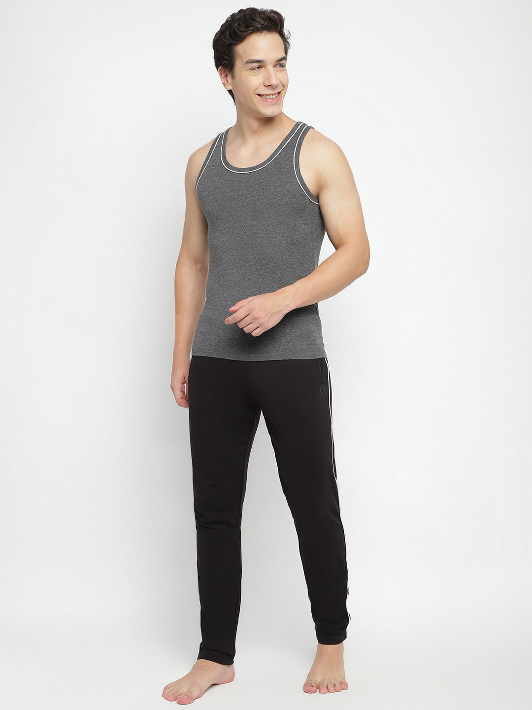 La Intimo Men's Gym Vest - Single Pack, Comfortable and Stylish Innerwear