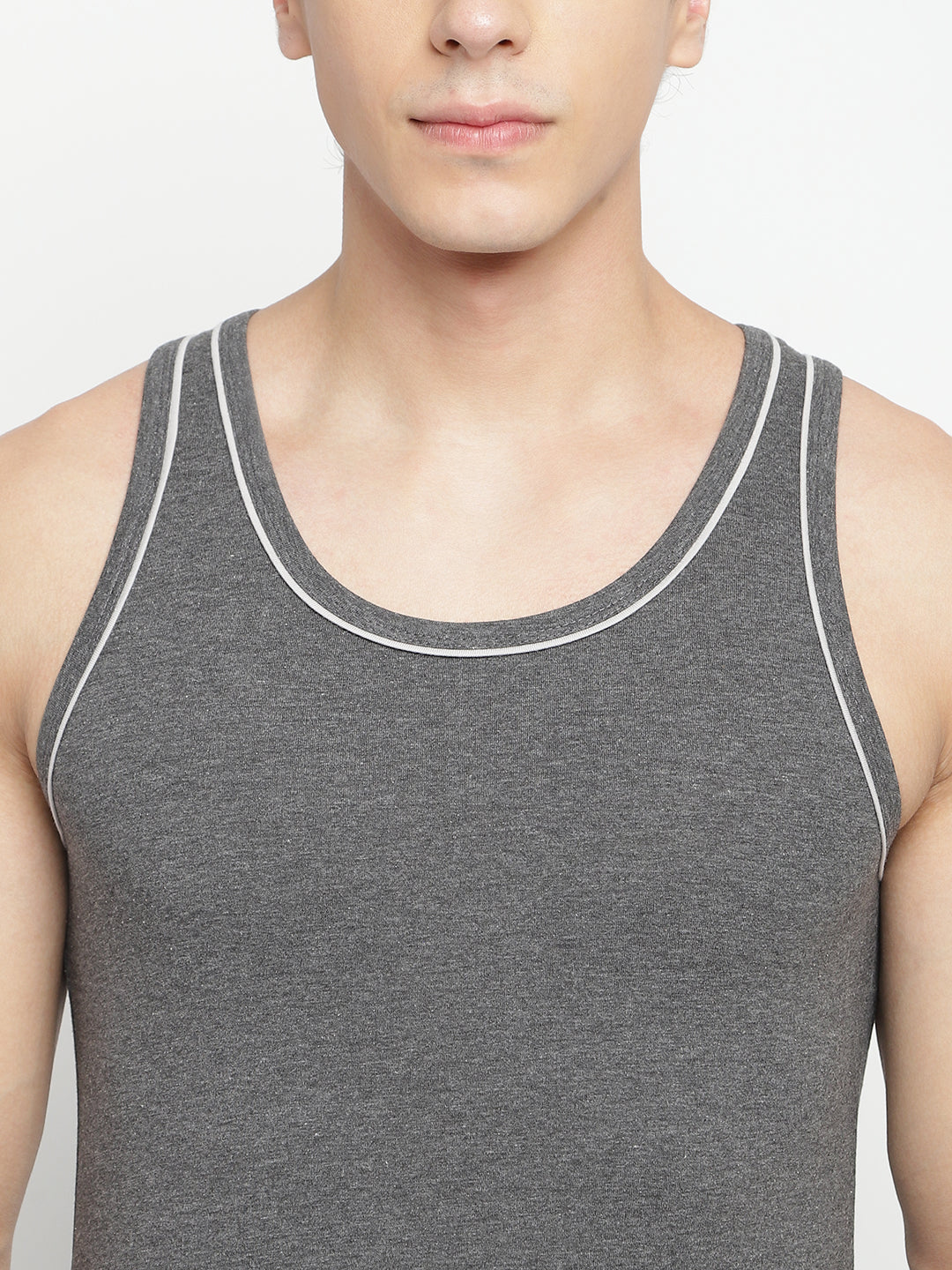 La Intimo Men's Gym Vest - Single Pack, Comfortable and Stylish Innerwear