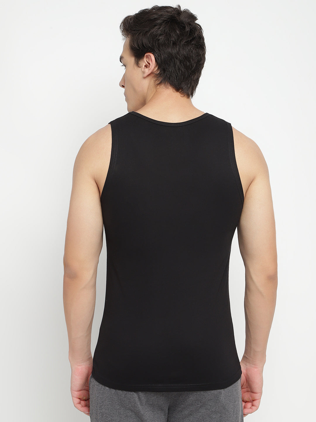 Pack of 3 La Intimo men's tank tops – premium innerwear vests offering comfort, breathability, and durability for daily wear and workouts.