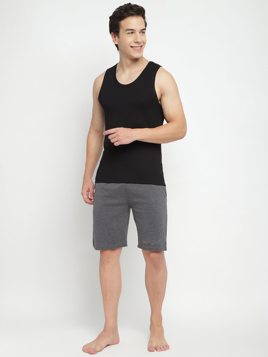 Pack of 3 La Intimo men's tank tops – premium innerwear vests offering comfort, breathability, and durability for daily wear and workouts.