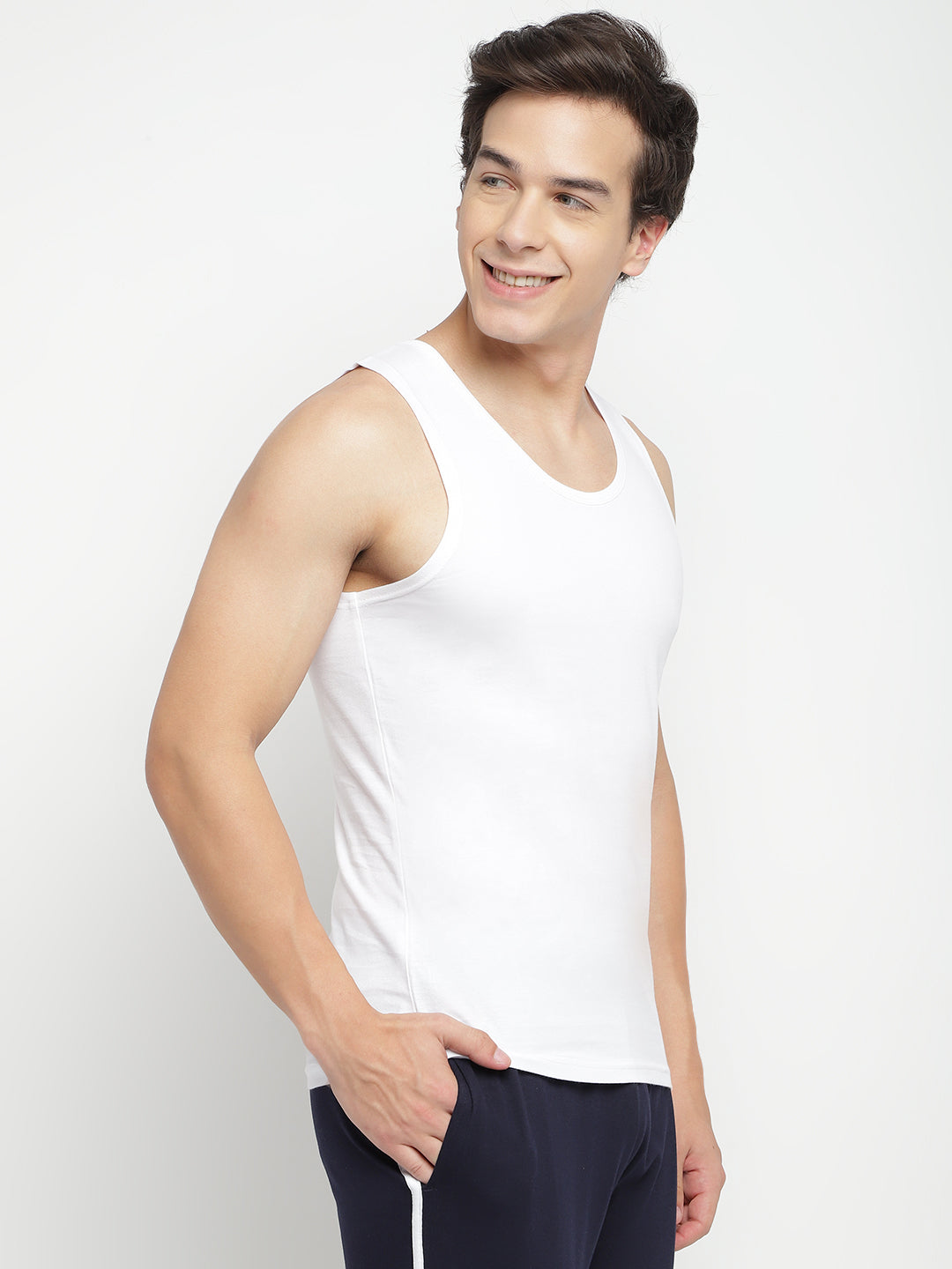 La Intimo Men's Tank Top Vest - Single Pack, Premium Quality and Comfortable Innerwear