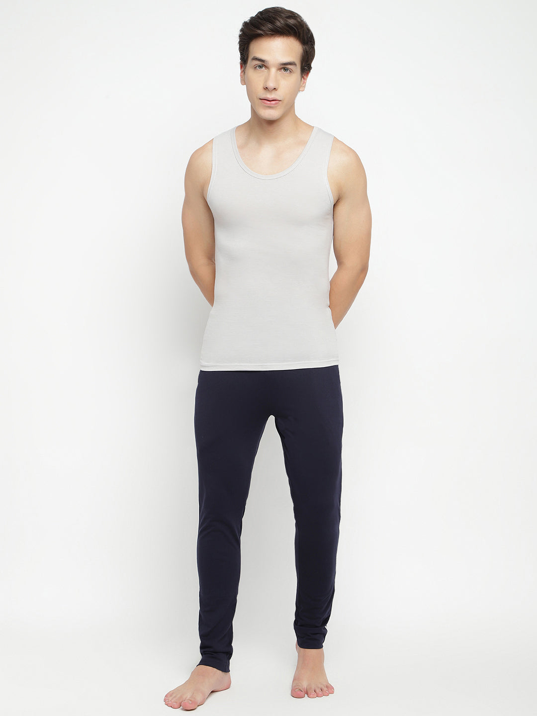 Pack of 2 La Intimo men's tank tops – comfortable, breathable, and stylish innerwear for daily wear and gym use.