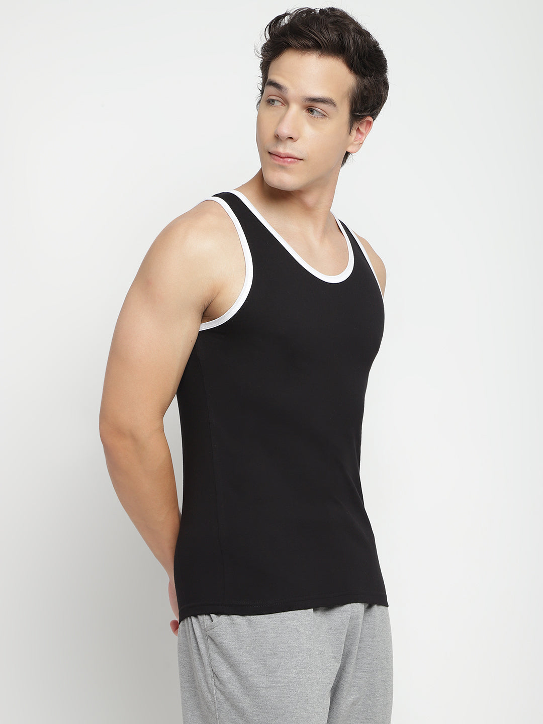 La Intimo Men's Regular Vest - Single Pack, Soft and Comfortable Daily Innerwear