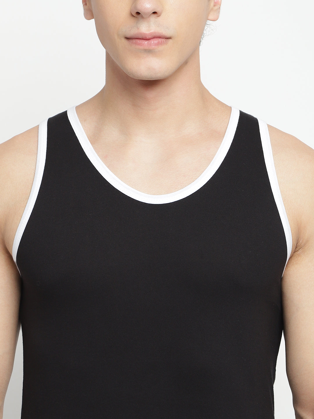 Men's regular vests by La Intimo, Pack of 3, stylish and comfortable innerwear for daily use.