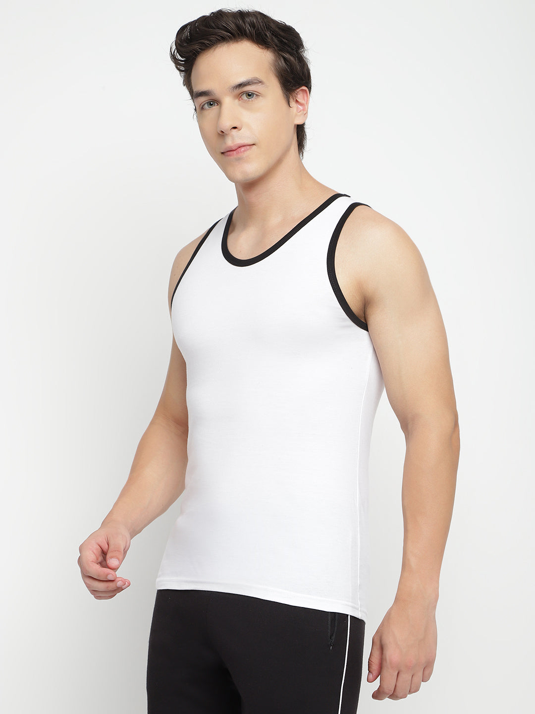 Men's regular vests by La Intimo, Pack of 3, stylish and comfortable innerwear for daily use.