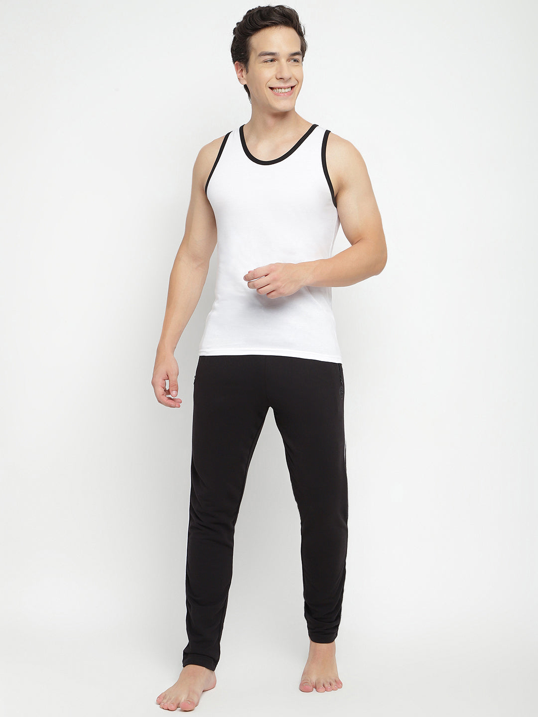 Men's regular vests by La Intimo, Pack of 3, stylish and comfortable innerwear for daily use.