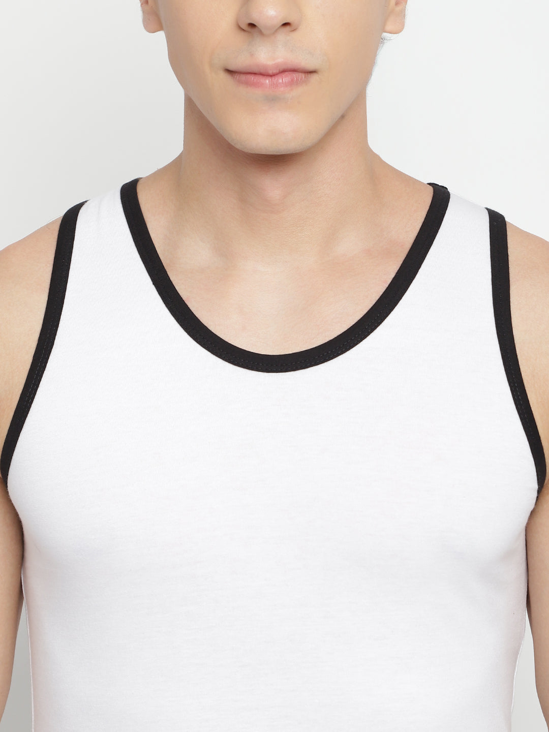 Men's regular vests by La Intimo, Pack of 3, stylish and comfortable innerwear for daily use.