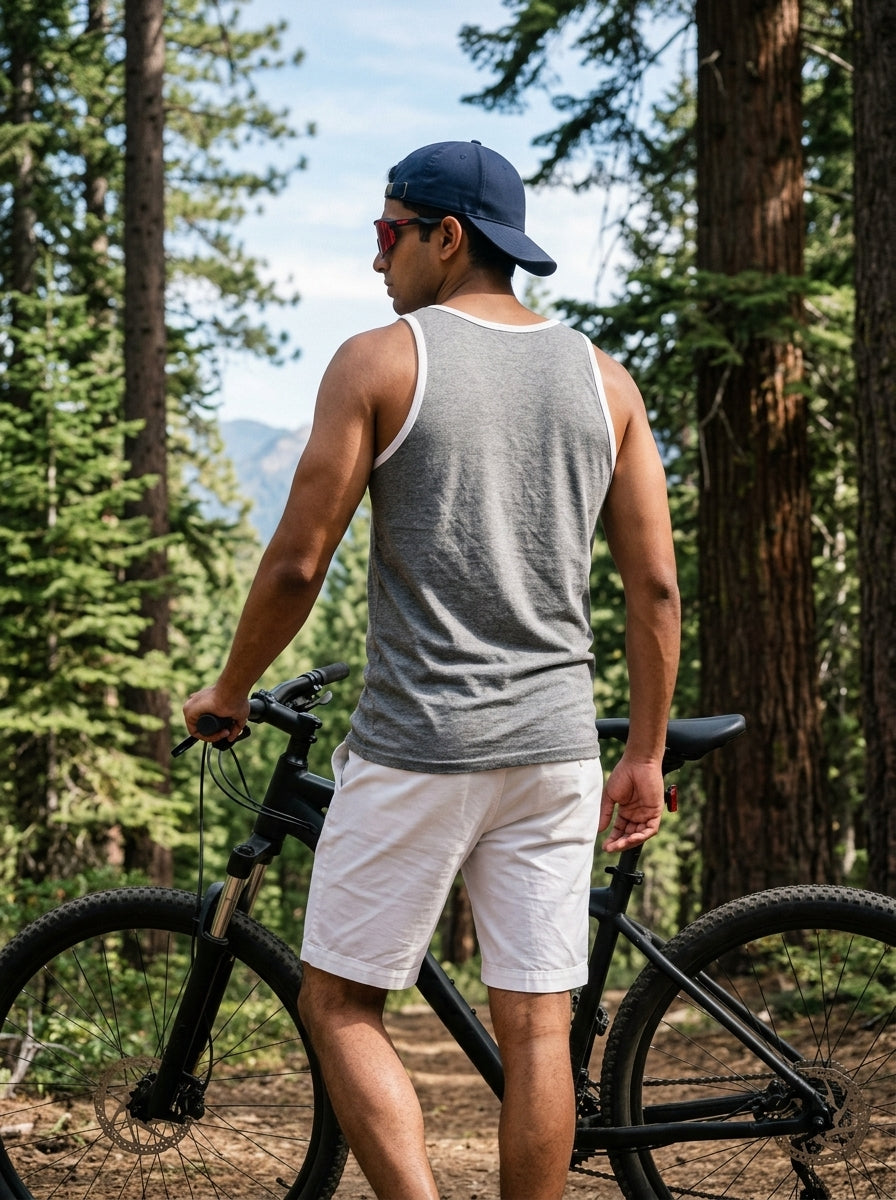 Men's 100% Cotton Vest Sando Baniyan - Basic Comfort