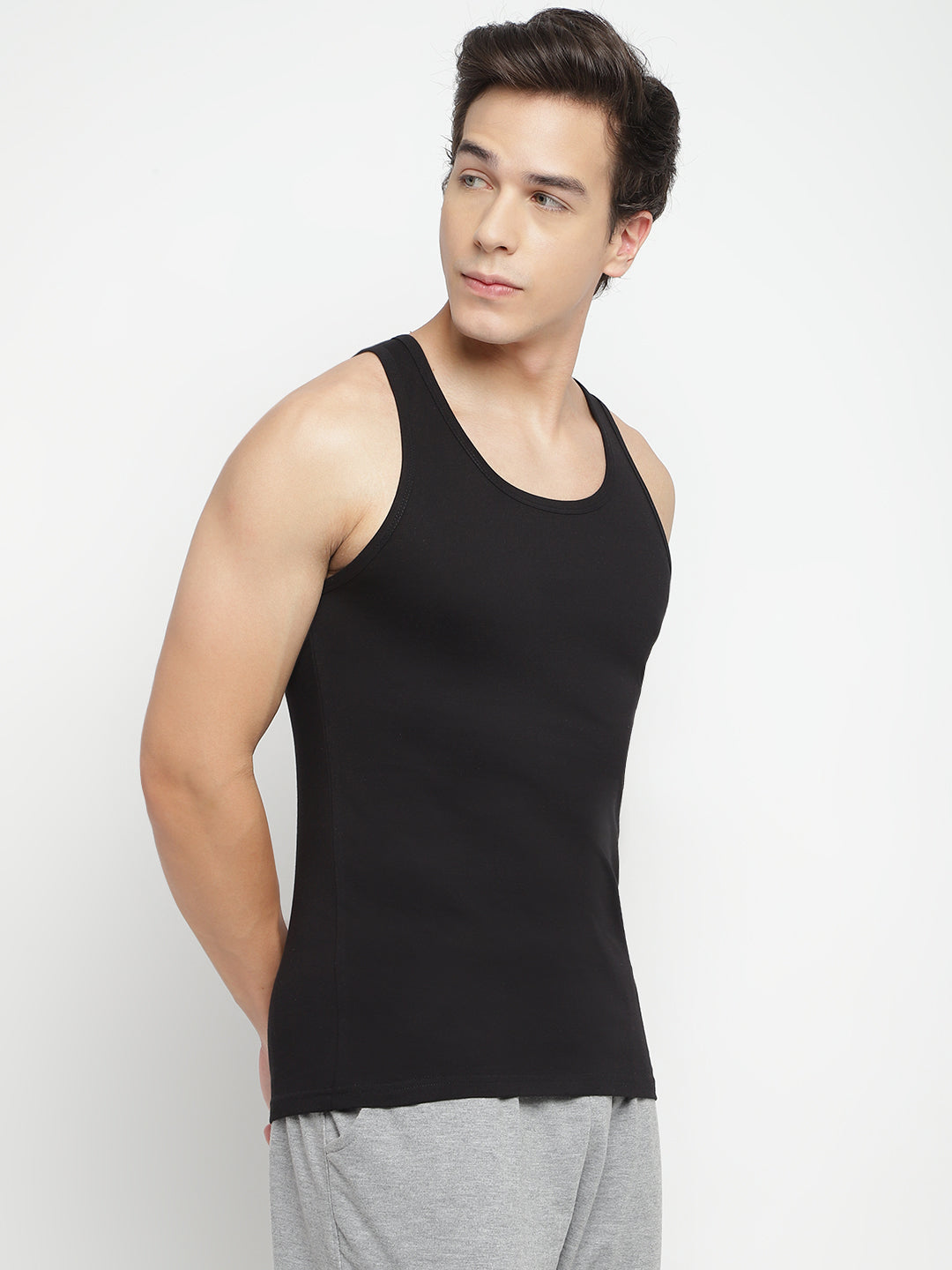 La Intimo Men's Regular Vest - Single Pack, Comfortable and Premium Innerwear