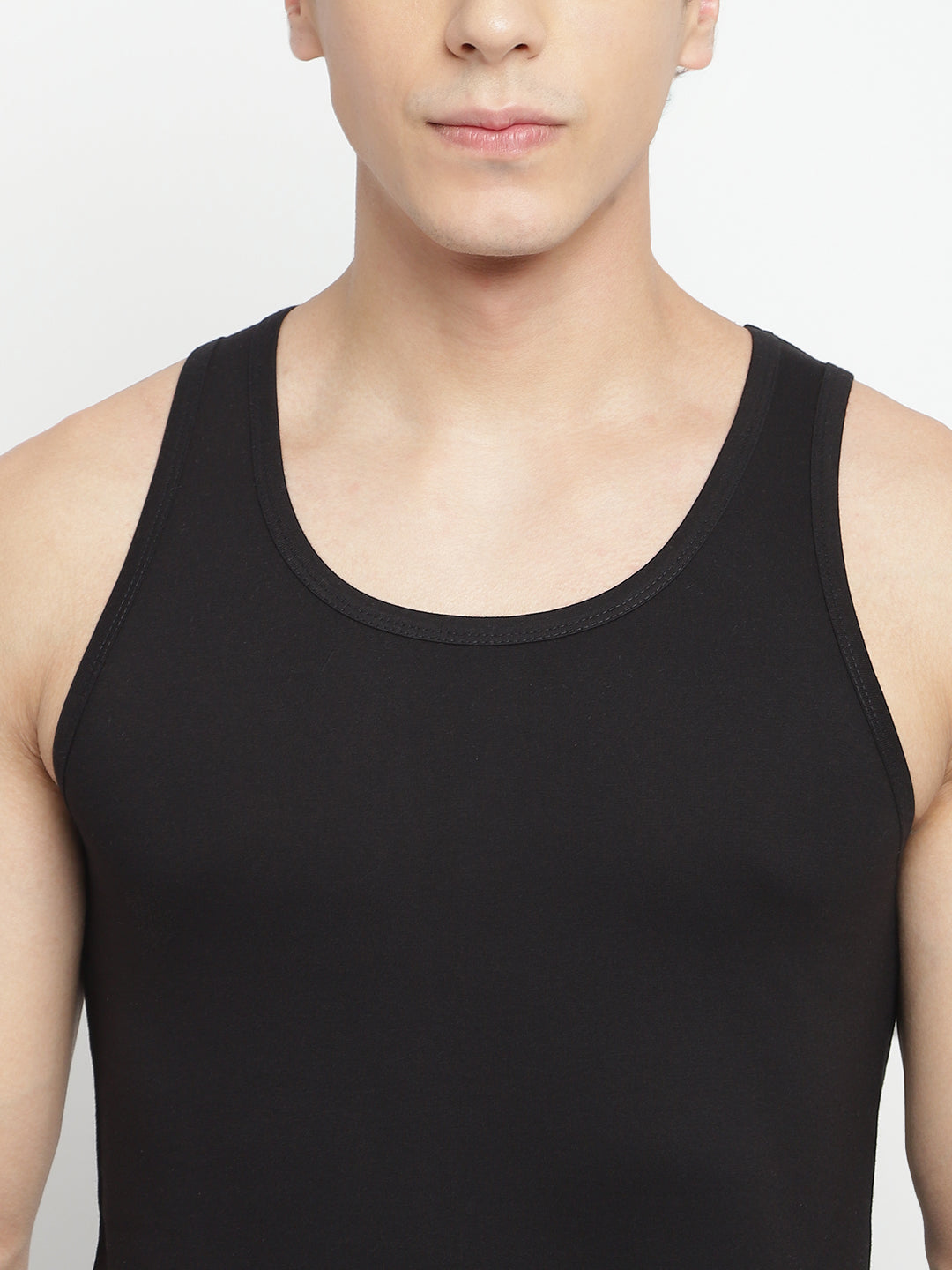 La Intimo Men's Regular Vest - Single Pack, Comfortable and Premium Innerwear