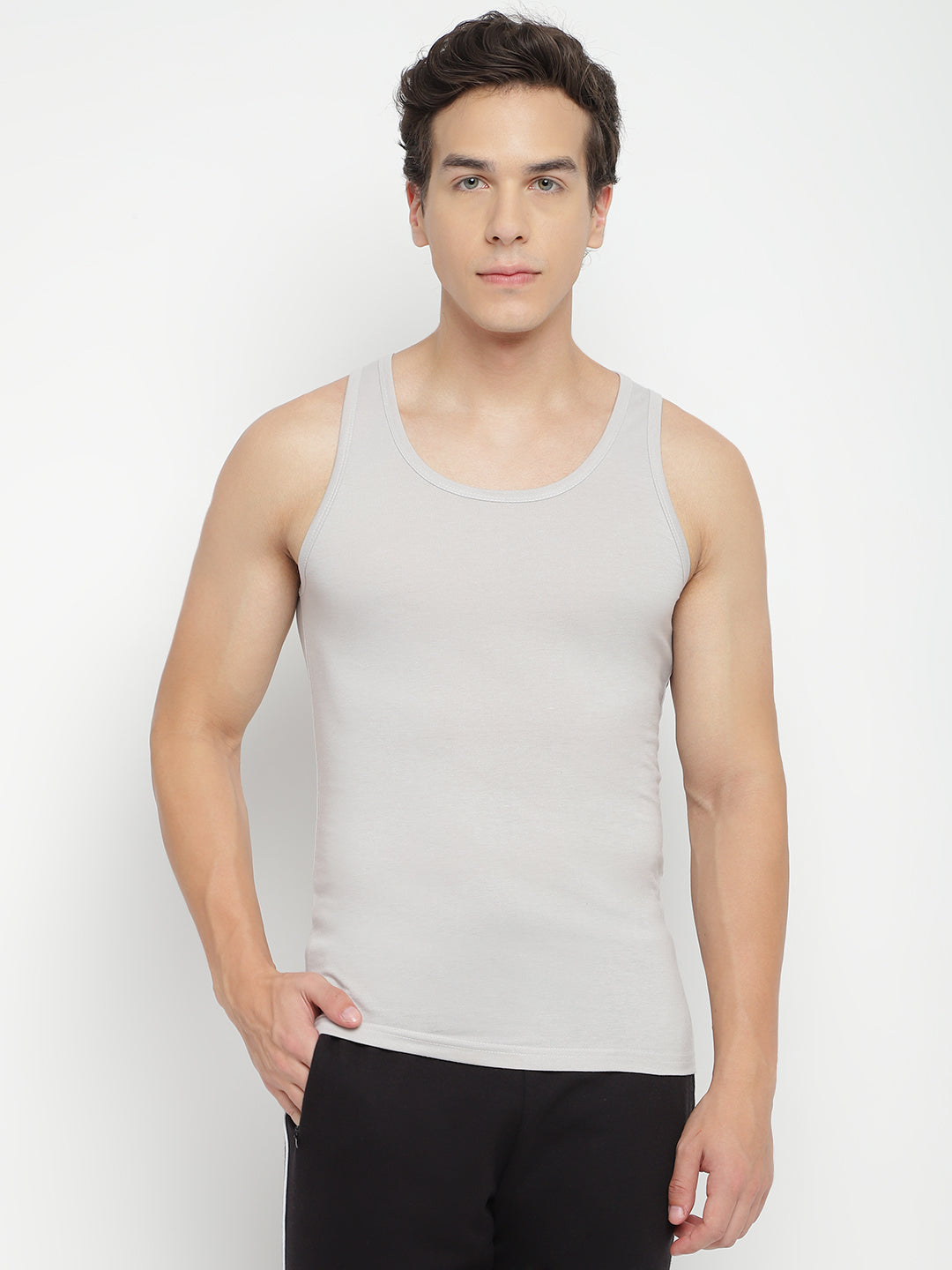 La Intimo Men's Regular Vest - Single Pack, Comfortable and Premium Innerwear