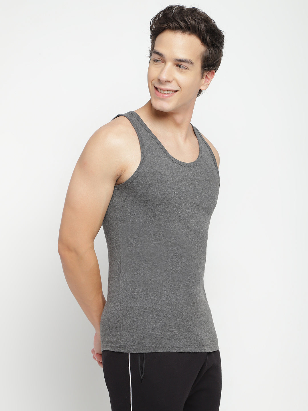 La Intimo Men's Regular Vest - Single Pack, Comfortable and Premium Innerwear