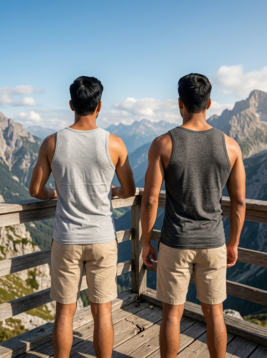 100% Cotton Vest - Broad Support (Pack of 2)