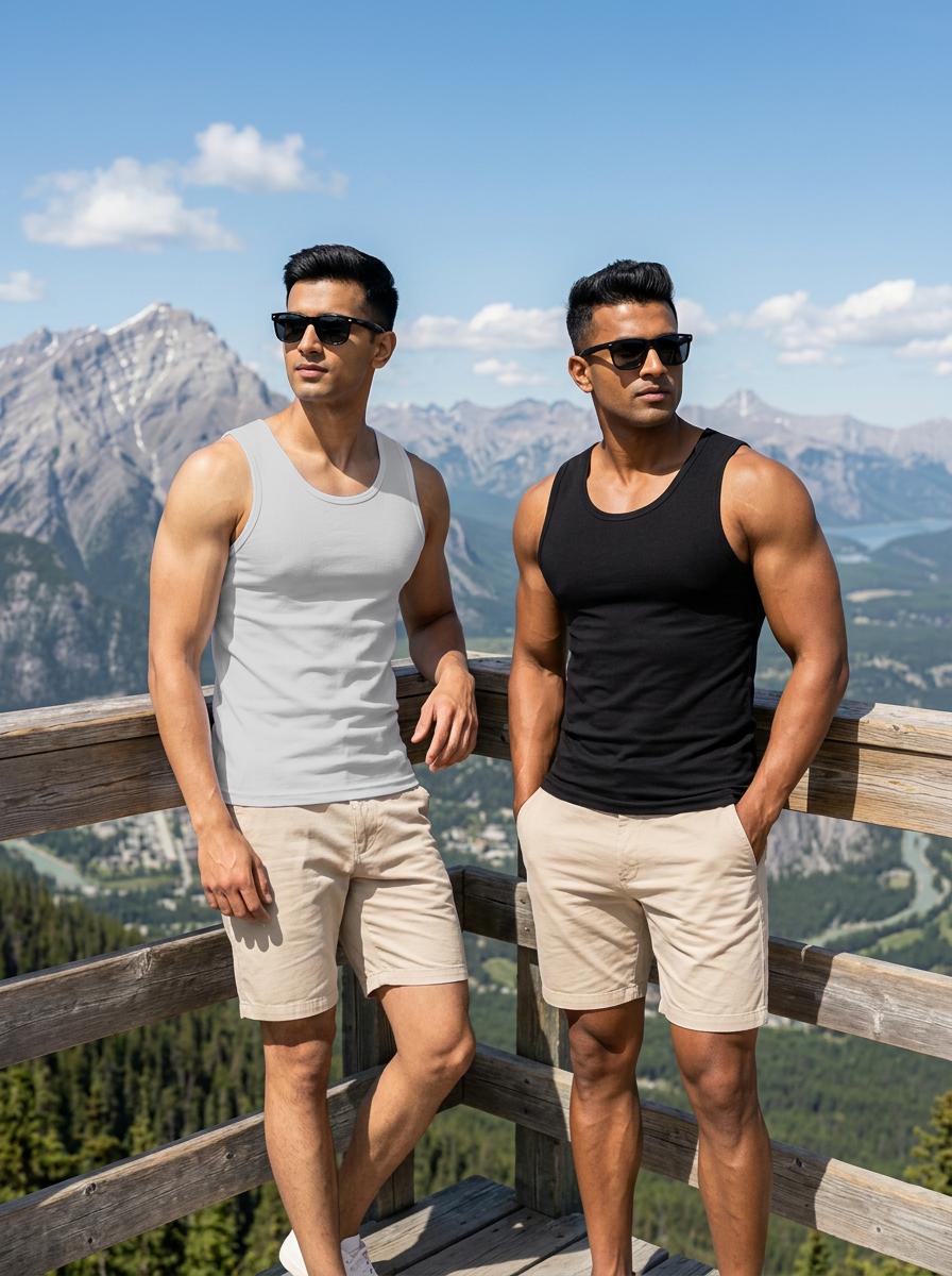 100% Cotton Vest - Broad Support (Pack of 2)
