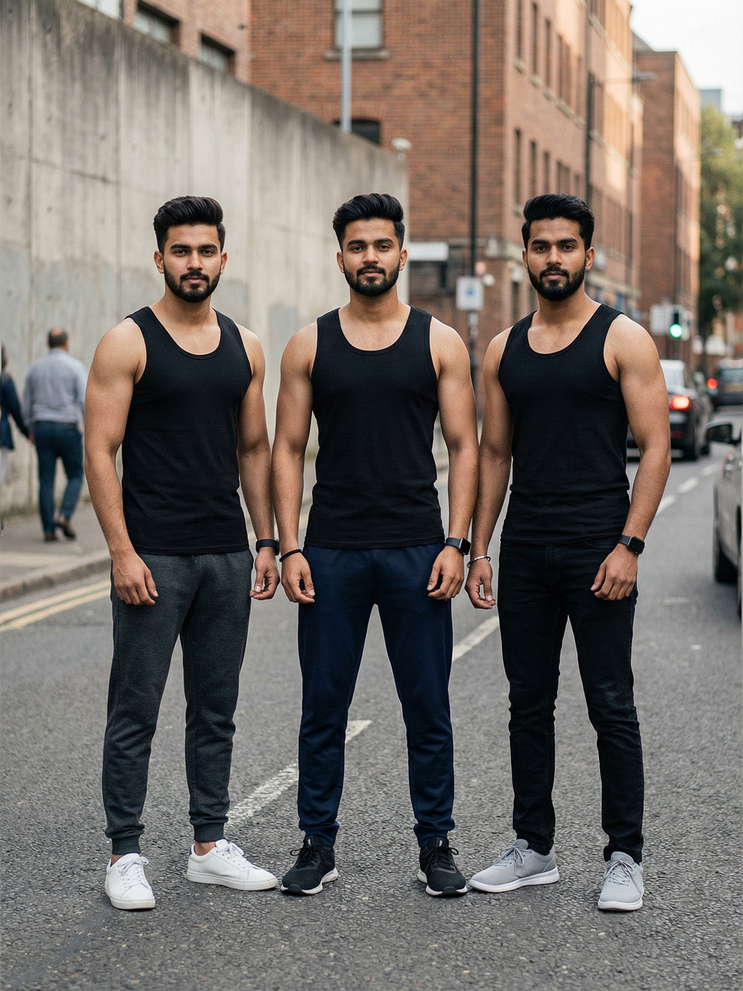 100% Cotton Vest - Broad Support (Pack of 3)