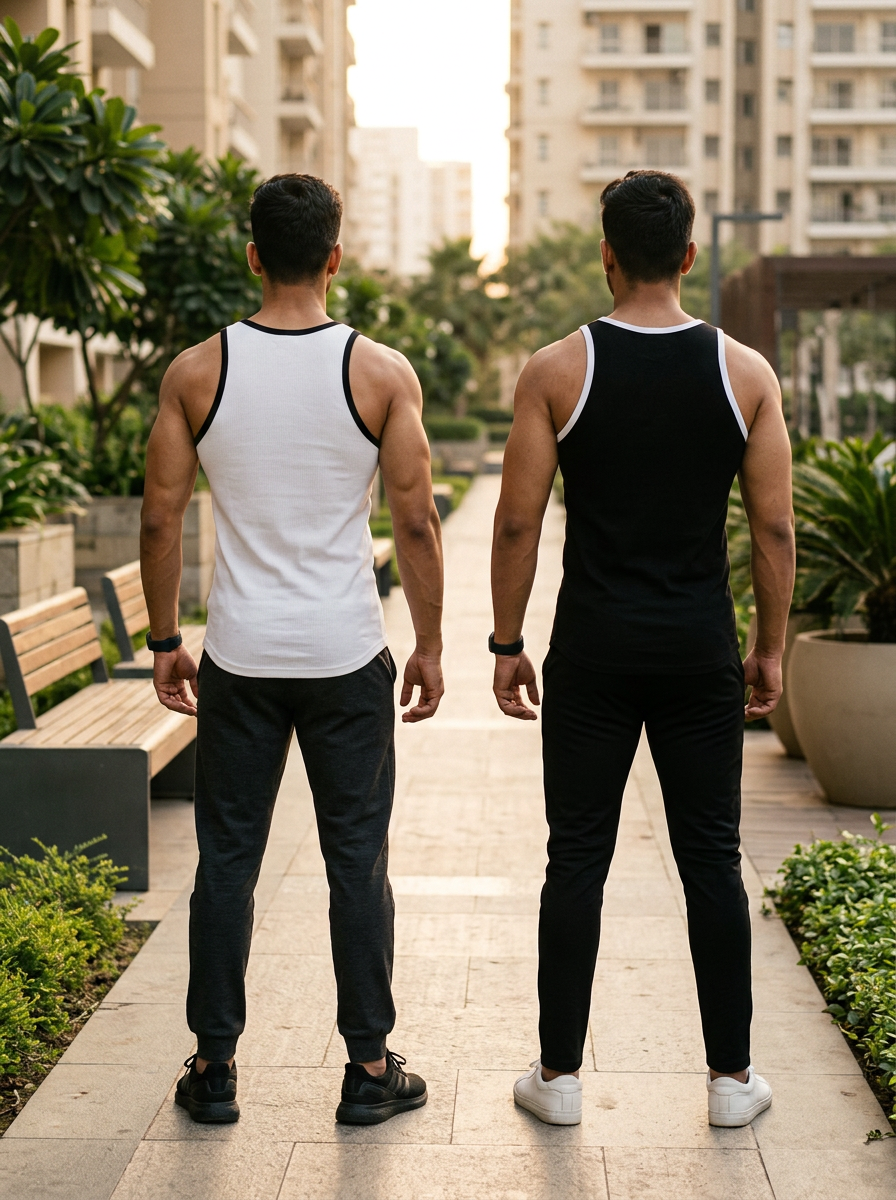 100% Cotton Vest - Basic Comfort (Pack of 2)