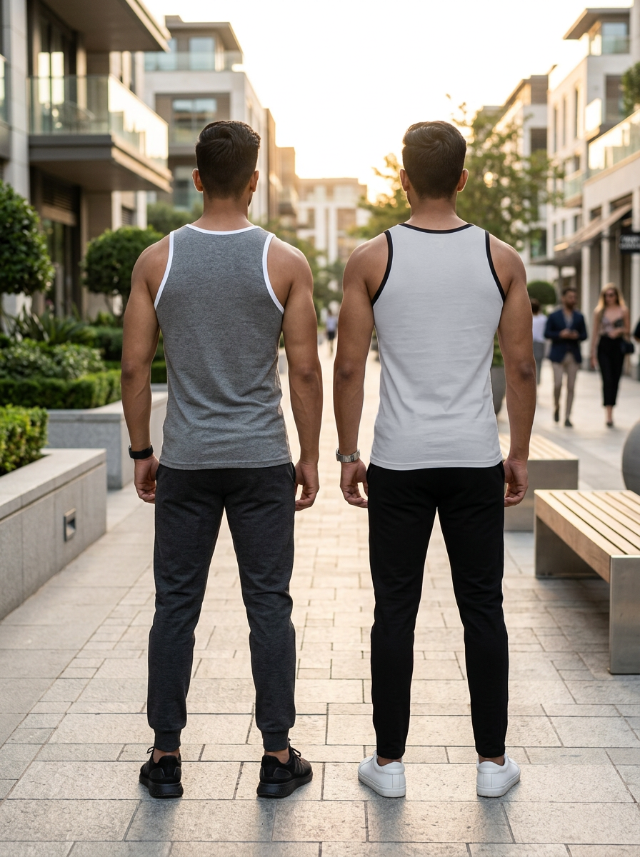 100% Cotton Vest - Basic Comfort (Pack of 2)