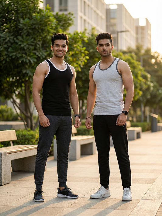 100% Cotton Vest - Basic Comfort (Pack of 2)
