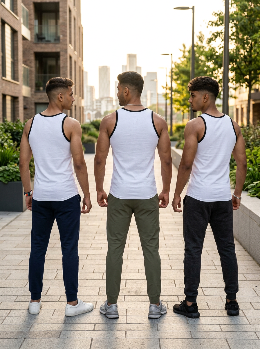 100% Cotton Vest - Basic Comfort (Pack of 3)