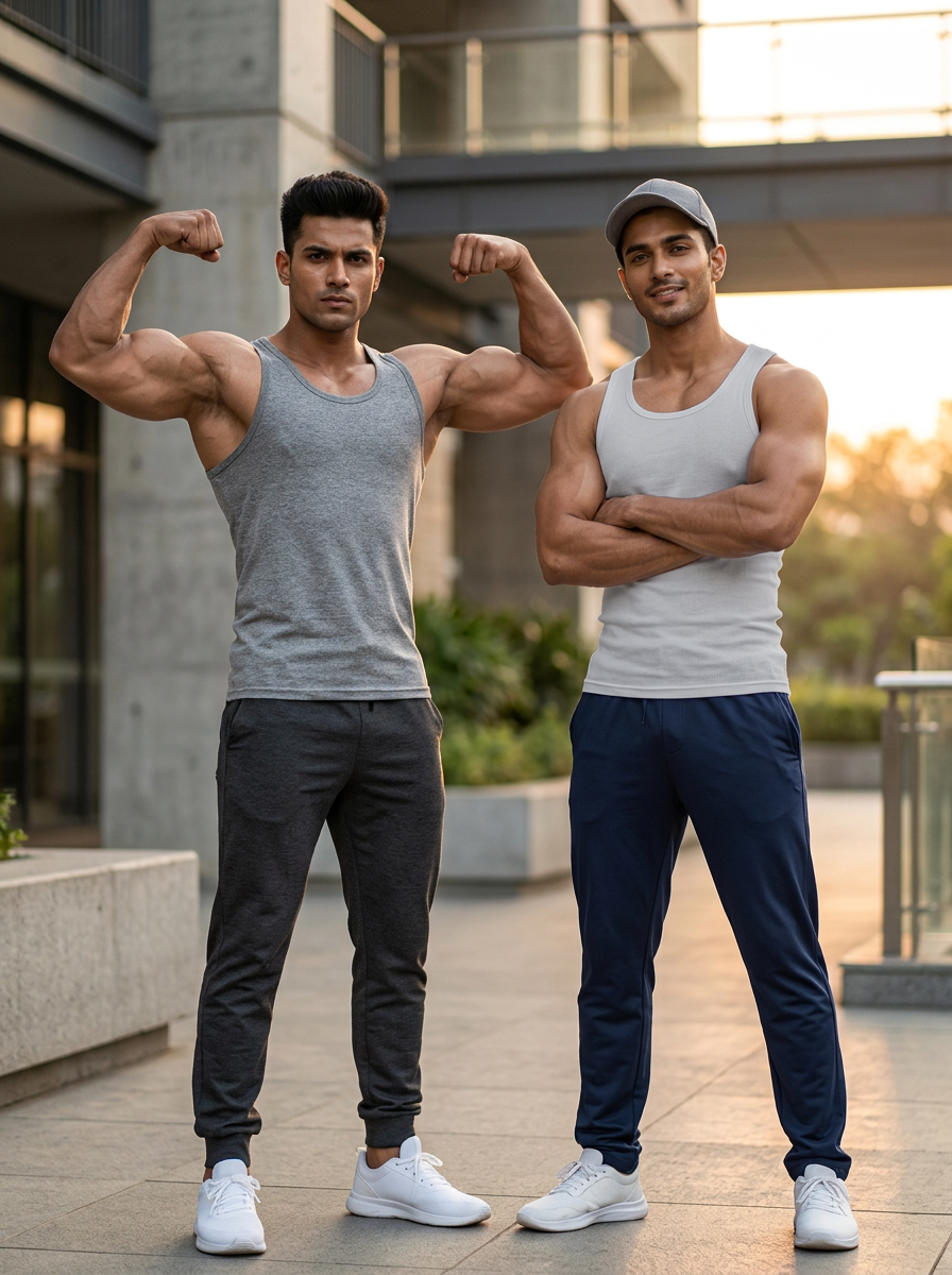 100% Cotton Vest - Regular (Pack of 2)