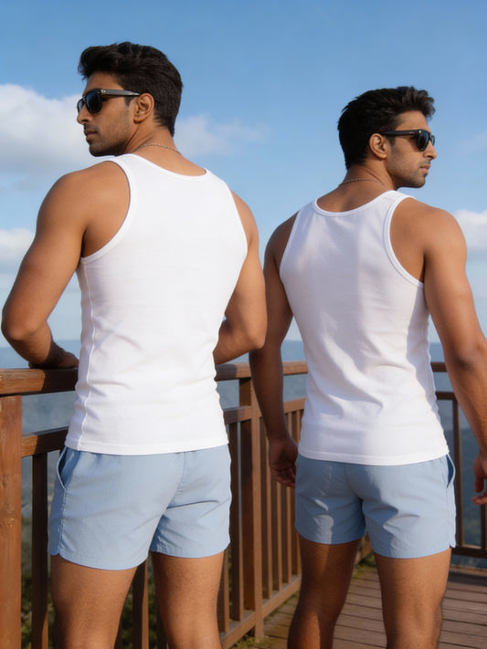 100% Cotton Vest - Regular (Pack of 3)