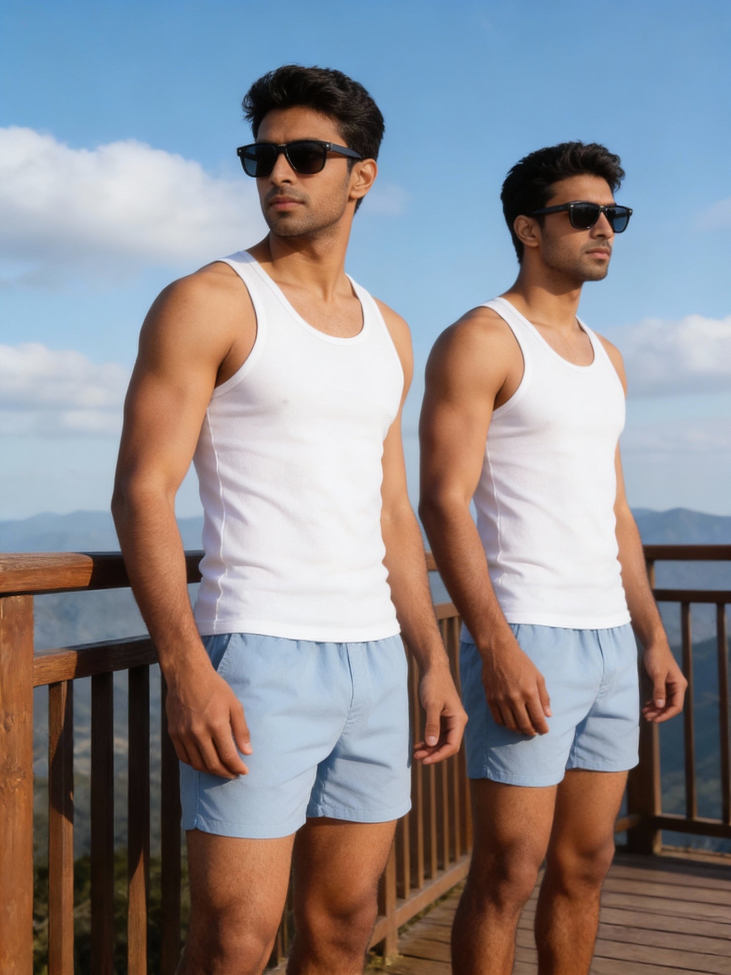 100% Cotton Vest - Regular (Pack of 3)