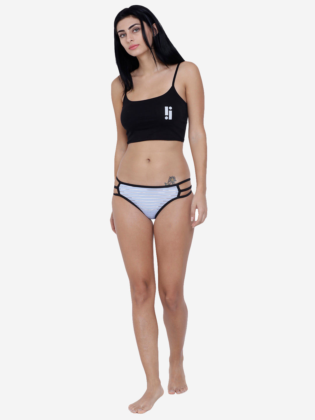 Single pack women's bikini brief panty by BASIICS by La Intimo, offering comfort and stylish everyday wear.