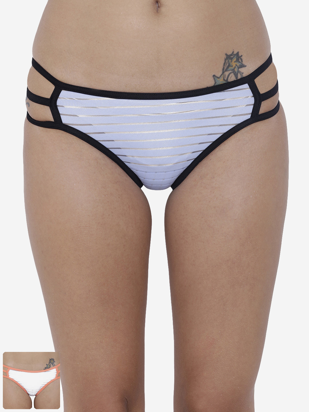 Pack of 2 women's bikini brief panties by BASIICS by La Intimo, providing comfort and stylish everyday wear.