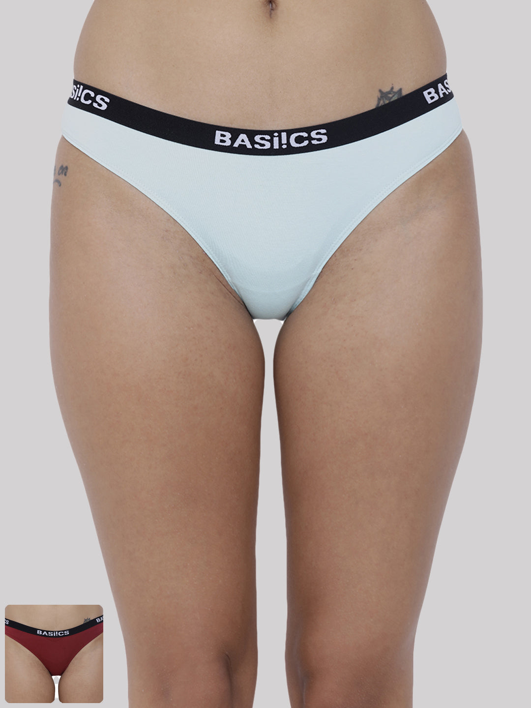 BASIICS by La Intimo women's pack of 2 panties and briefs for comfortable and stylish everyday wear.