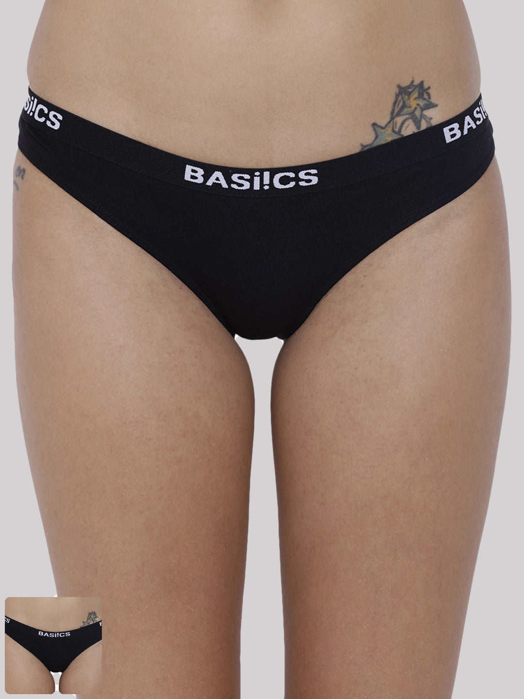 BASIICS by La Intimo women's pack of 2 panties and briefs for comfortable and stylish everyday wear.