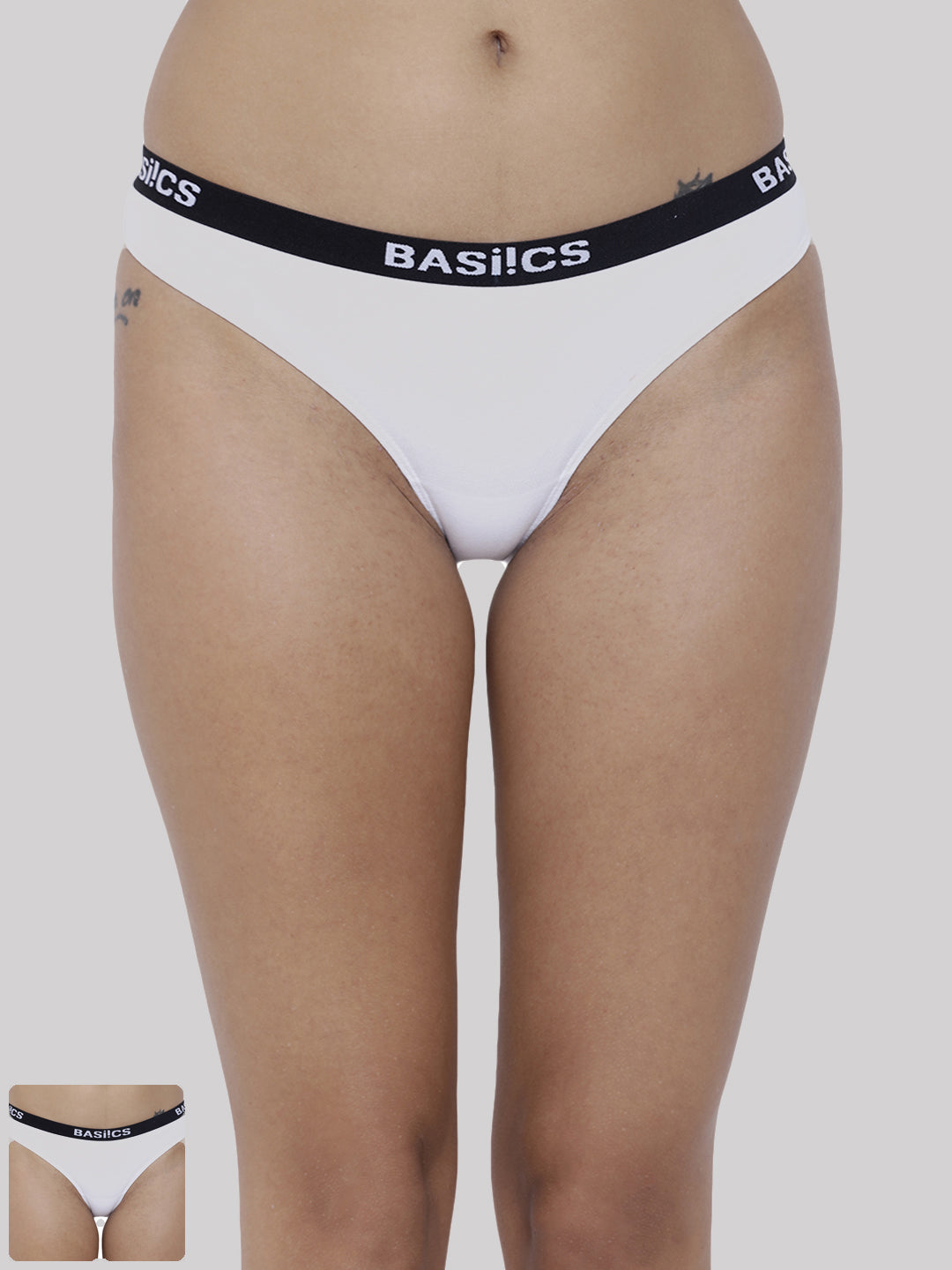 BASIICS by La Intimo women's pack of 2 panties and briefs for comfortable and stylish everyday wear.