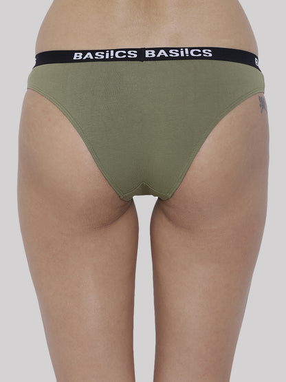 BASIICS by La Intimo women's pack of 6 panties and briefs for all-day comfort and stylish everyday wear.