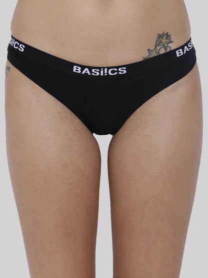 BASIICS by La Intimo women's pack of 6 panties and briefs for all-day comfort and stylish everyday wear.