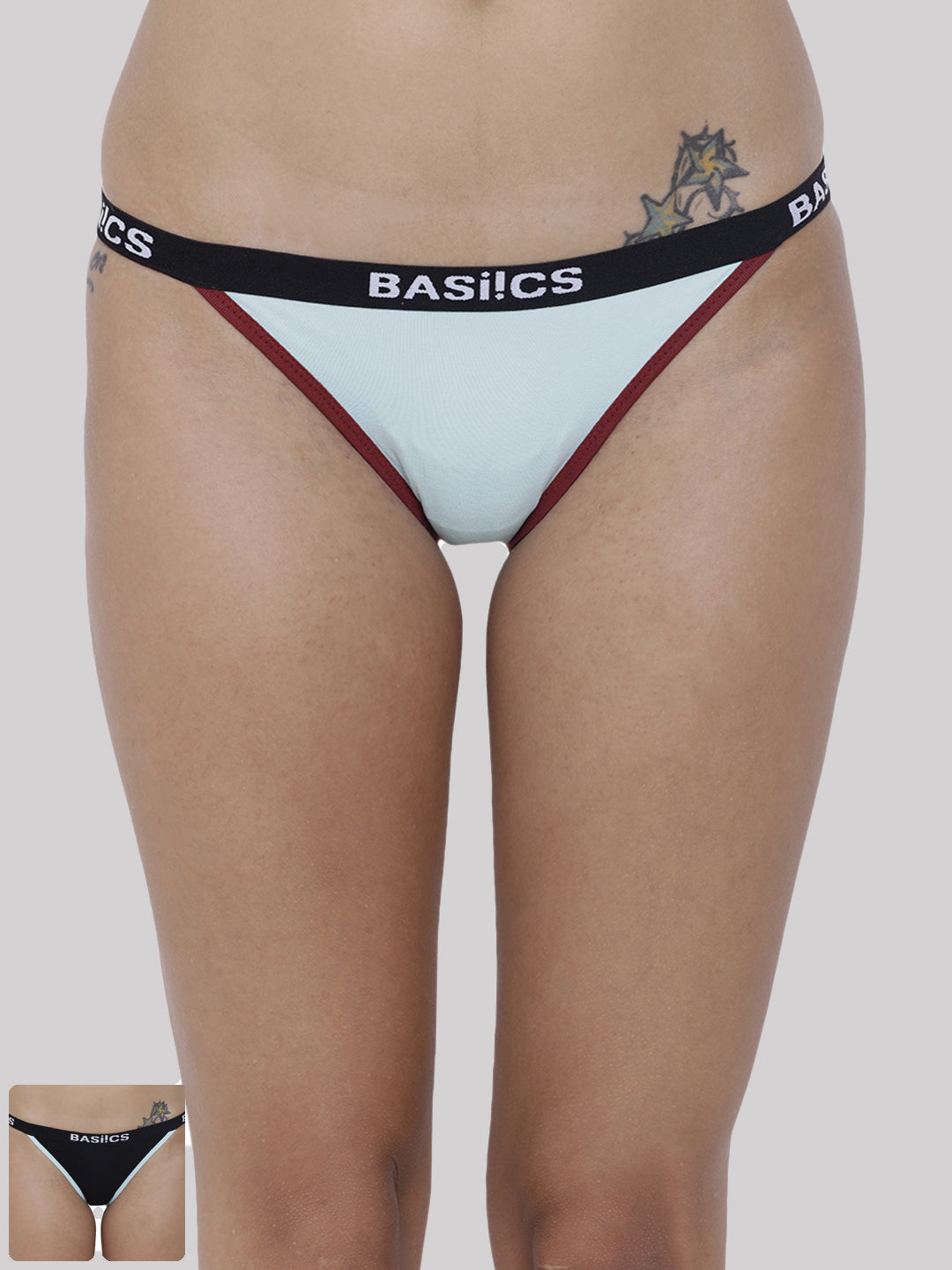 BASIICS by La Intimo women's pack of 2 panties and briefs for comfortable and stylish everyday wear.