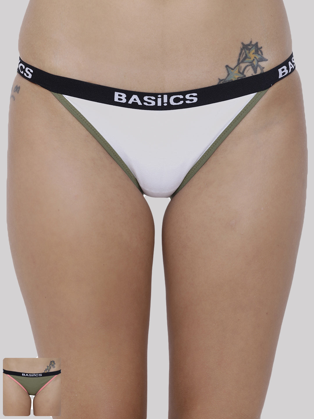 BASIICS by La Intimo women's pack of 2 panties and briefs for comfortable and stylish everyday wear.