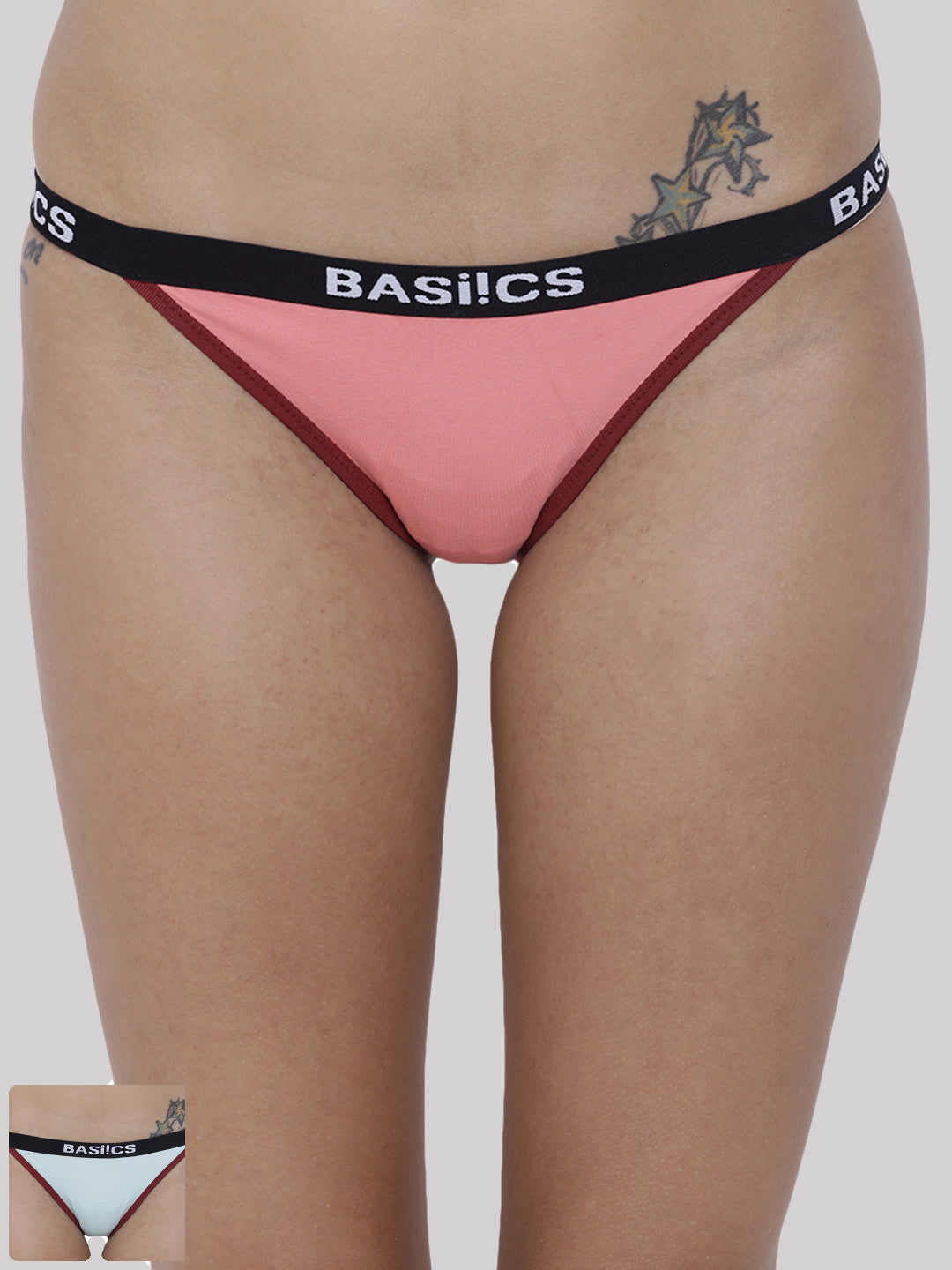 BASIICS by La Intimo women's pack of 2 panties and briefs for comfortable and stylish everyday wear.