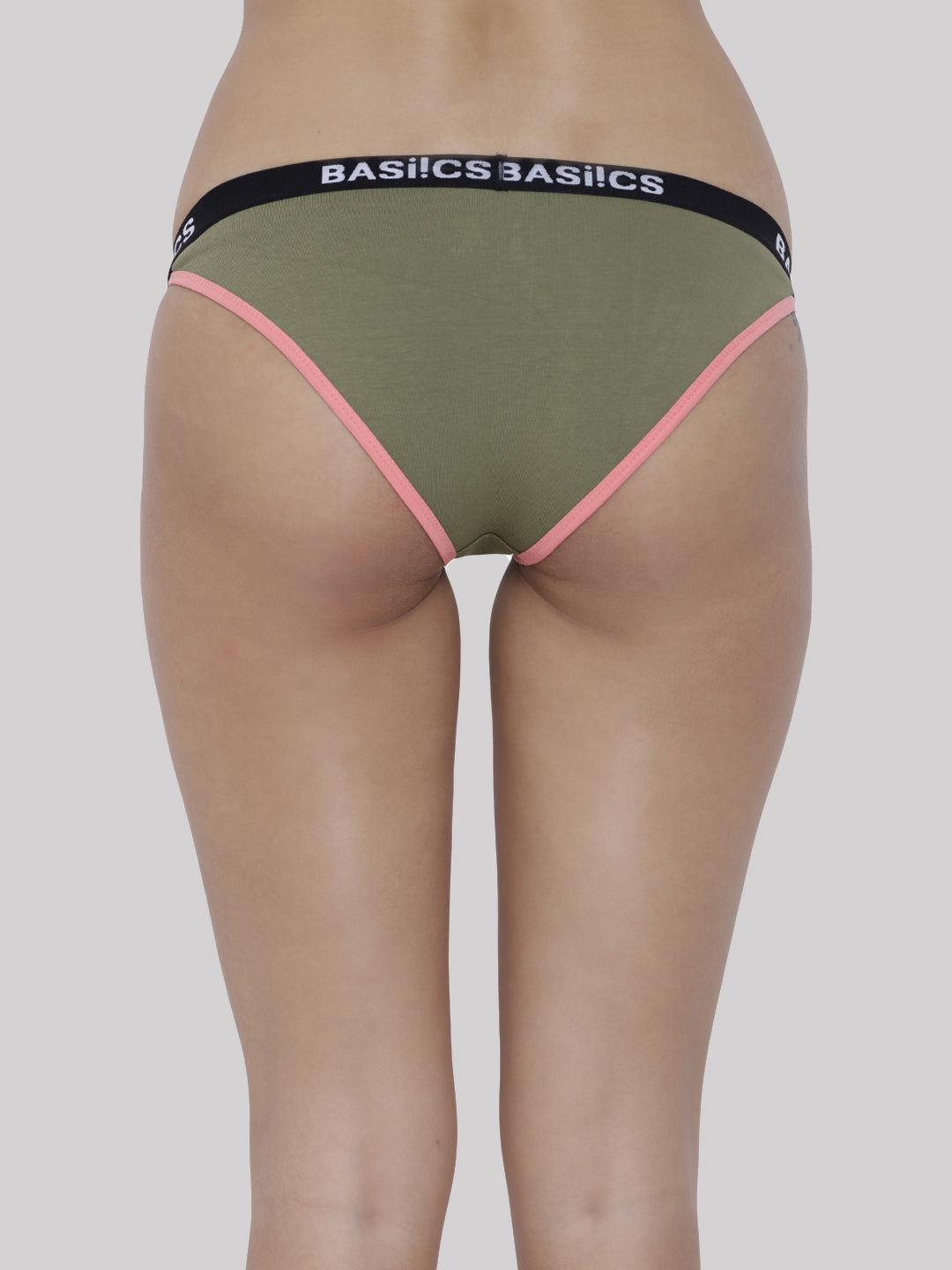 BASIICS by La Intimo women's pack of 6 panties and briefs offering all-day comfort and stylish everyday wear.