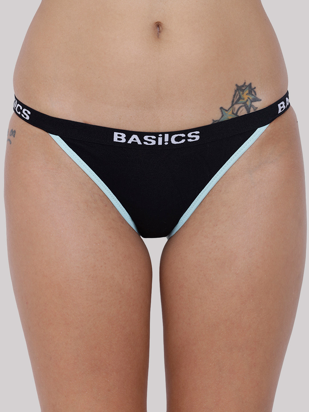 Cotton Brief Panty BASIICS - Fashionable (Pack of 6)