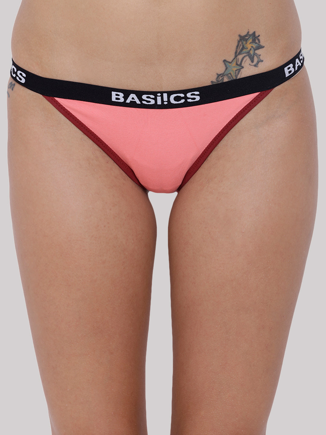 Cotton Brief Panty BASIICS - Fashionable (Pack of 6)