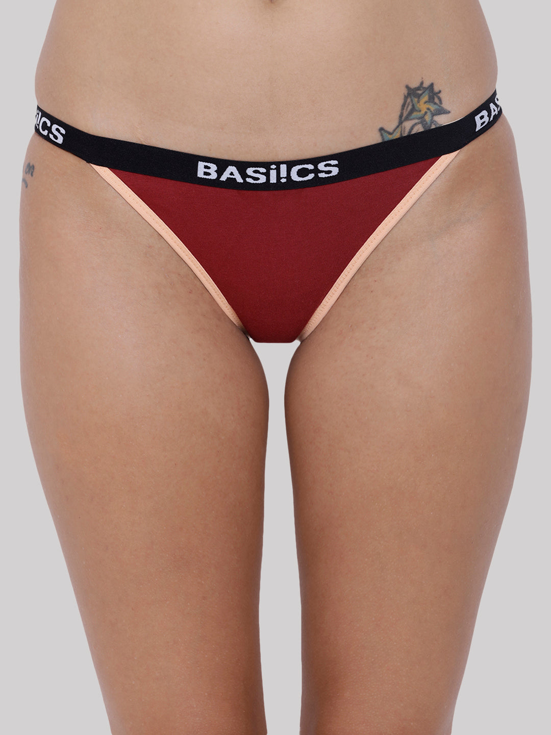 Cotton Brief Panty BASIICS - Fashionable (Pack of 6)
